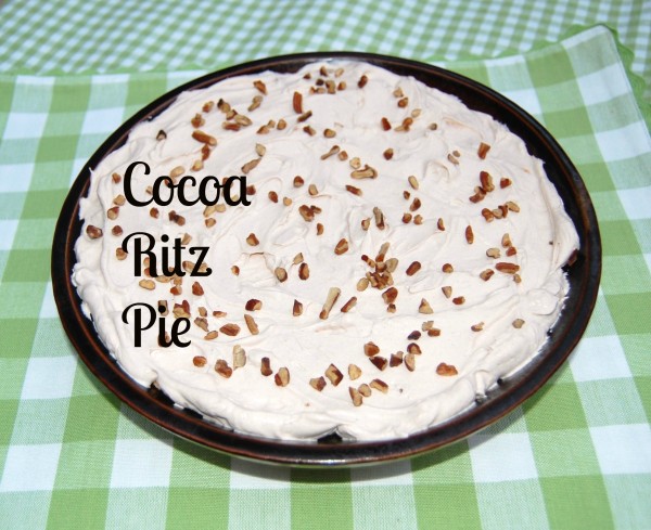 cocoa ritz pie marked