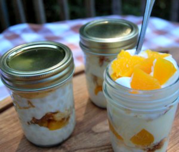 Mango Mini Ice Cream Pies With Dulce de Leche