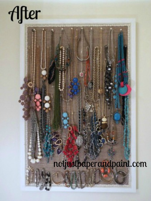 Bulletin Board to Jewelry Wall