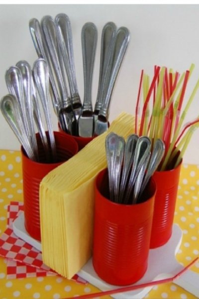 Holiday Ceramic Utensil Holder Caddy Set of 3