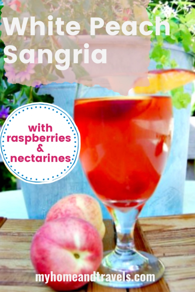 White Peach Sangria - Delightful Mom Food