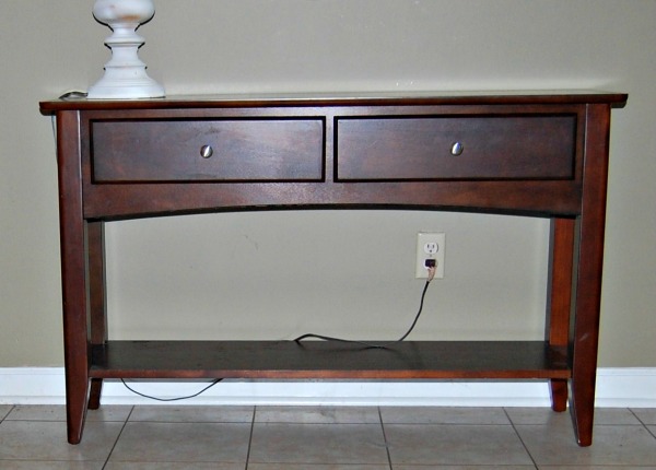 Sofa Table with Amy Howard Paint-Not Just Paper and Paint