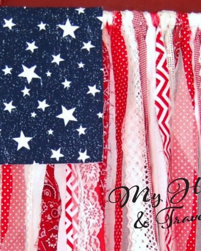 Shabby Chic American Flag