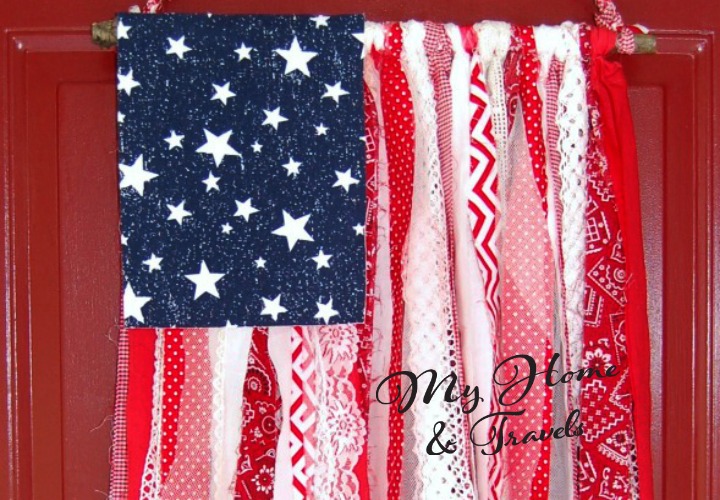 Shabby Chic American Flag