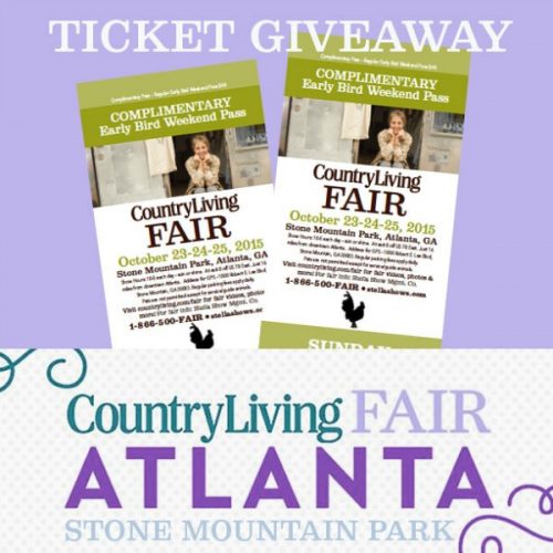 Who wants to go to Country Living Fair in Atlanta? My Home and Travels