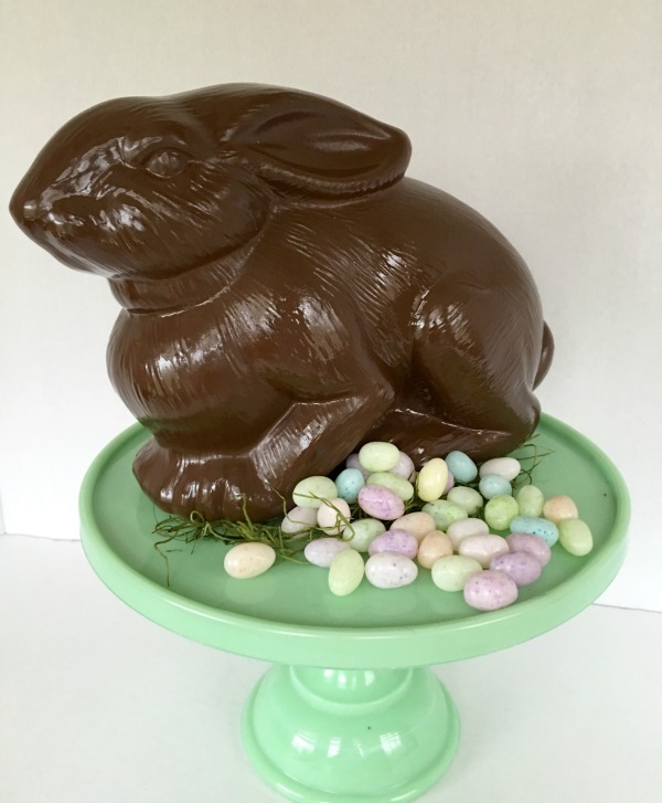 How To Dye Beans For Centerpieces and Decor chocolate bunny