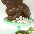 Painted Chocolate Easter Bunny my home and travels