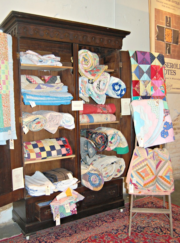 old homemade quilts and other homemade items 