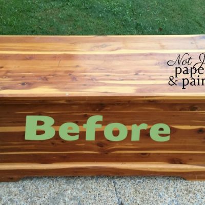 not my old cedar chest any more