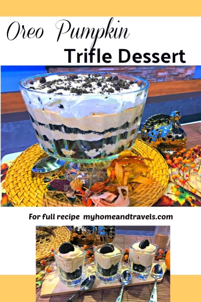 my home and travels oreo pumpkin trifle for pinterest