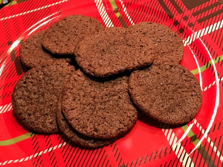 the-taste-of-cocoa-in-a-cookie-my-home-and-travels- plain cookies on plate