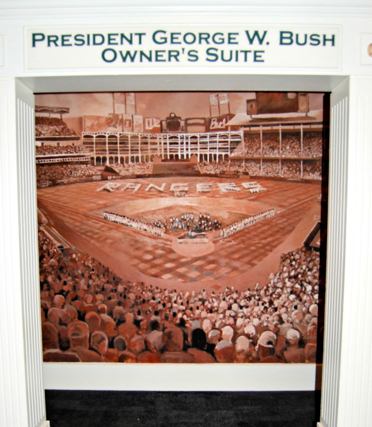 globe life park my home and travels george h bush suite