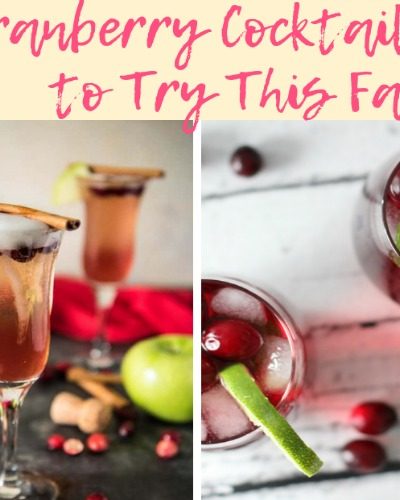 12 Cranberry Cocktails to Try this Fall