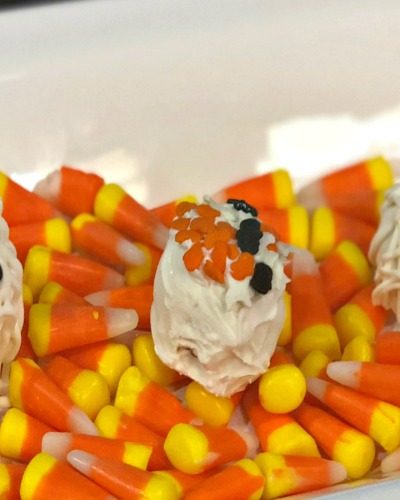 Peanut Butter Ball Treats for Halloween