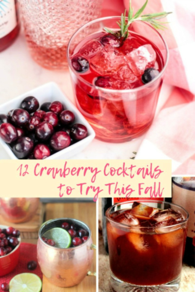 12 Cranberry Cocktails to Try this Fall