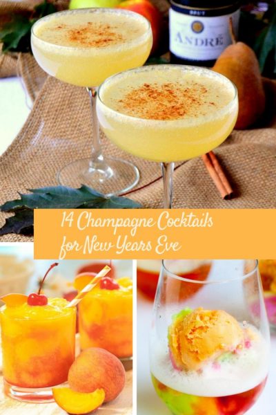 Champagne Cocktails for New Years Eve
