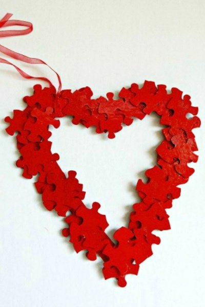 old puzzle pieces means crafts for valentines day featured image my home and travels