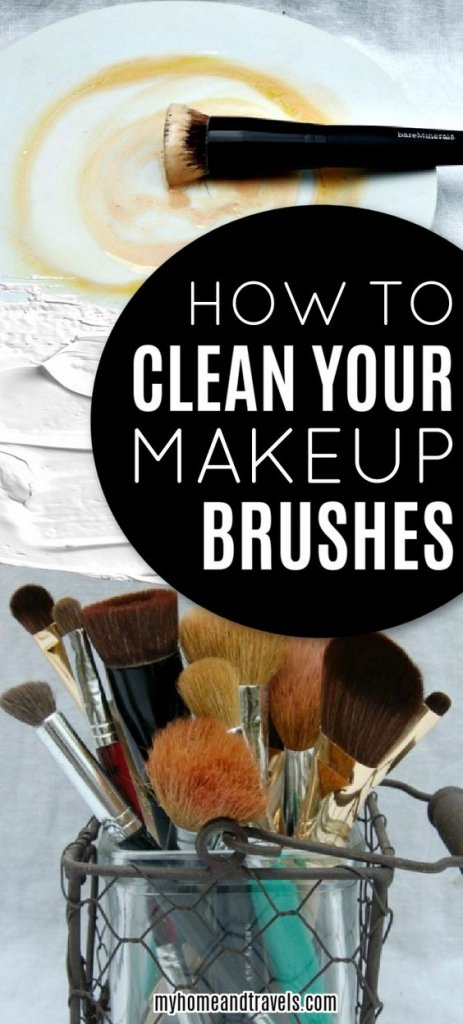 clean makeup brushes my home and travels