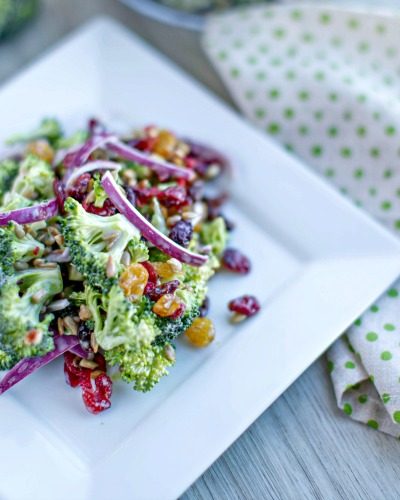 Broccoli and Bacon Salad with the Works