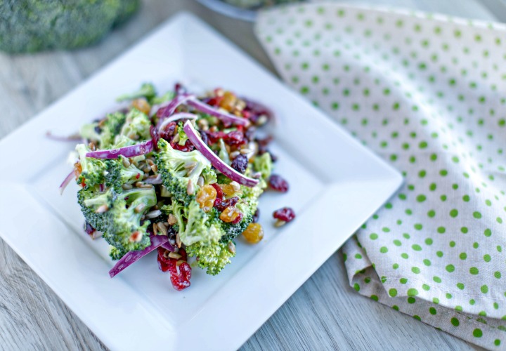 Broccoli and Bacon Salad with the Works