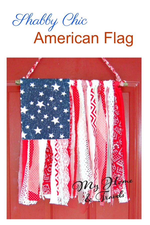 Shabby Chic American Flag