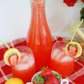best strawberry lemonade carafe my home and travels featured