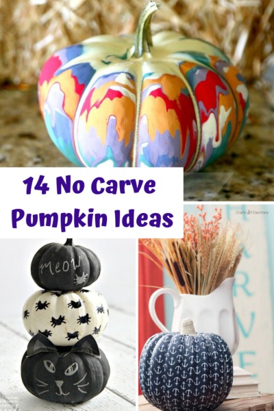 14 No Carve Pumpkin Ideas