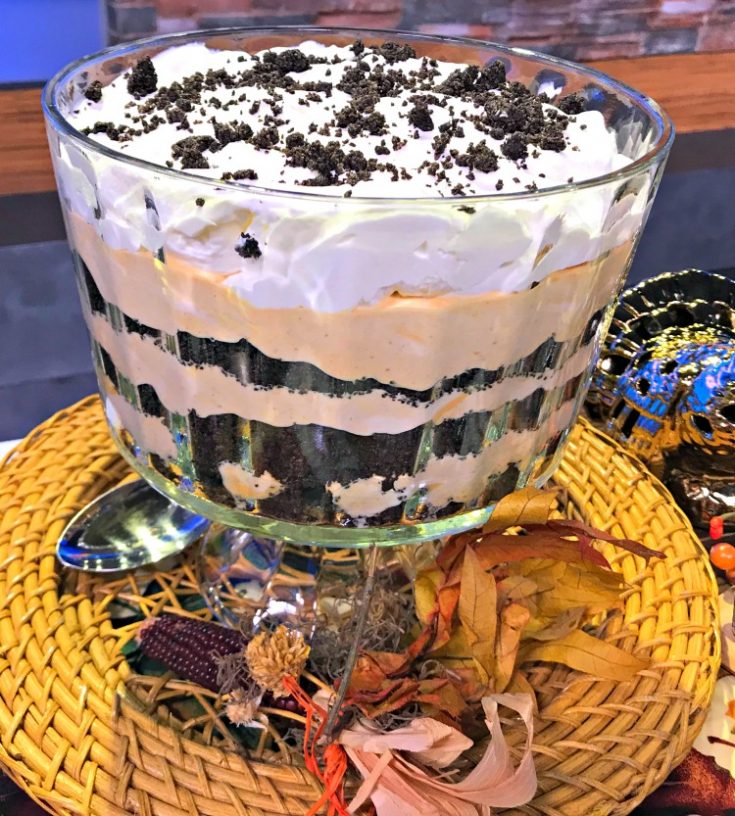 Oreo Pumpkin Trifle Dessert