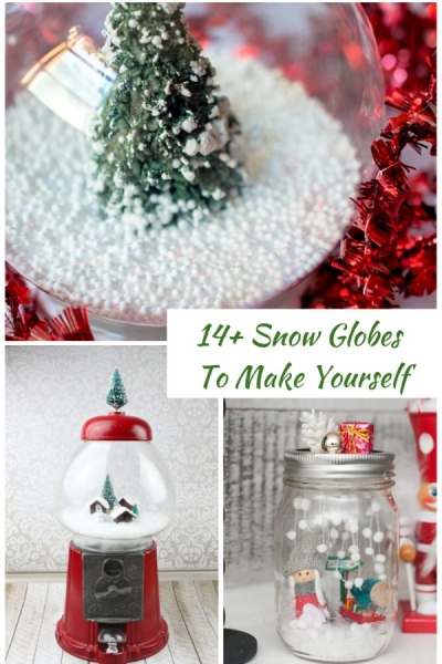14 Ideas To Make Snow Globes Yourself - My Home and Travels