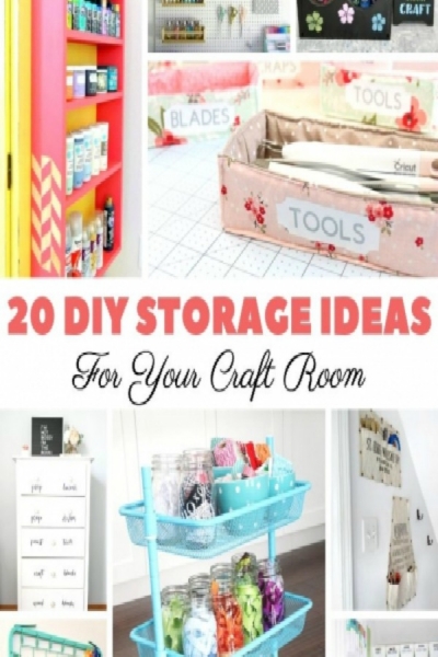 Diy Storage Ideas For Your Craft Room My Home And Travels