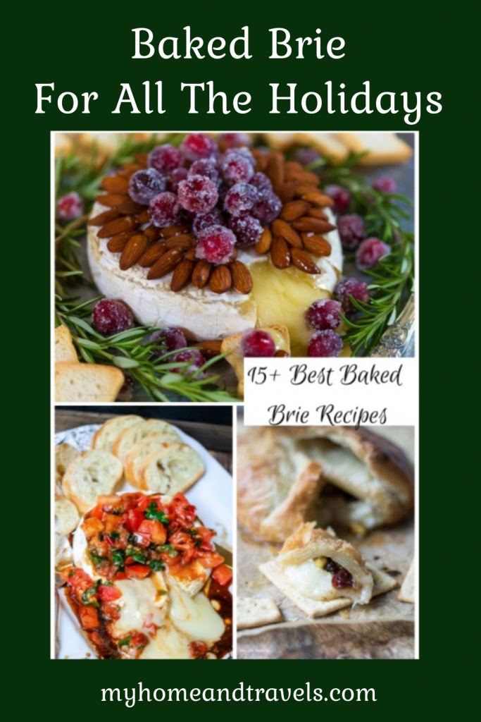 baked brie for the holidays my home and travels pinterest image