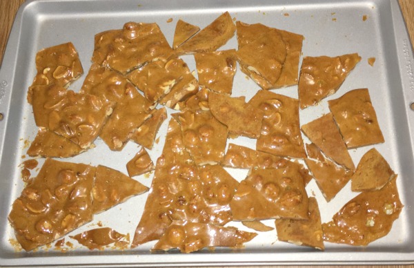 Microwave Peanut Brittle