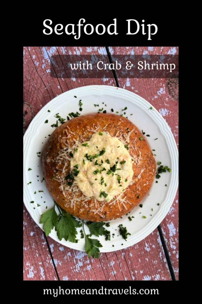 seafood-dip-with-crab-and-shrimp-my-home-and-travels- pinterest image