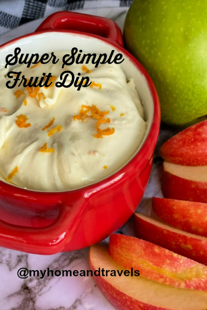 super simple fruit dip my home and travels pinterest image 2