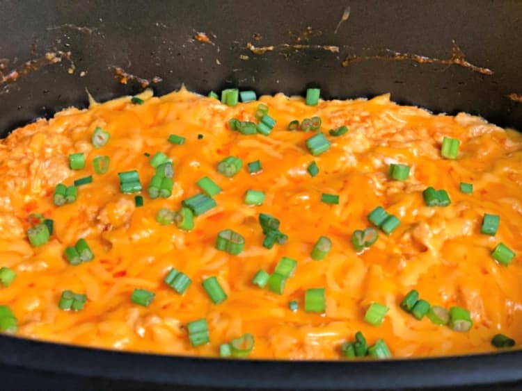 cheesy-crock-pot-buffalo-chicken-dip- 