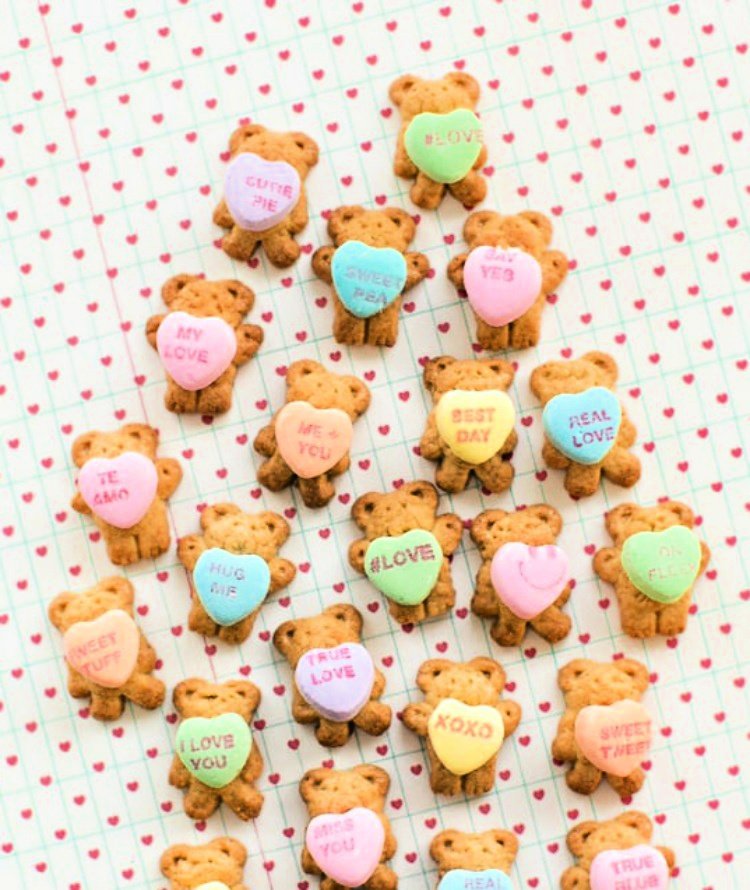 conversation-heart-treats-valentines-day-my-home-and-travels teddy bears