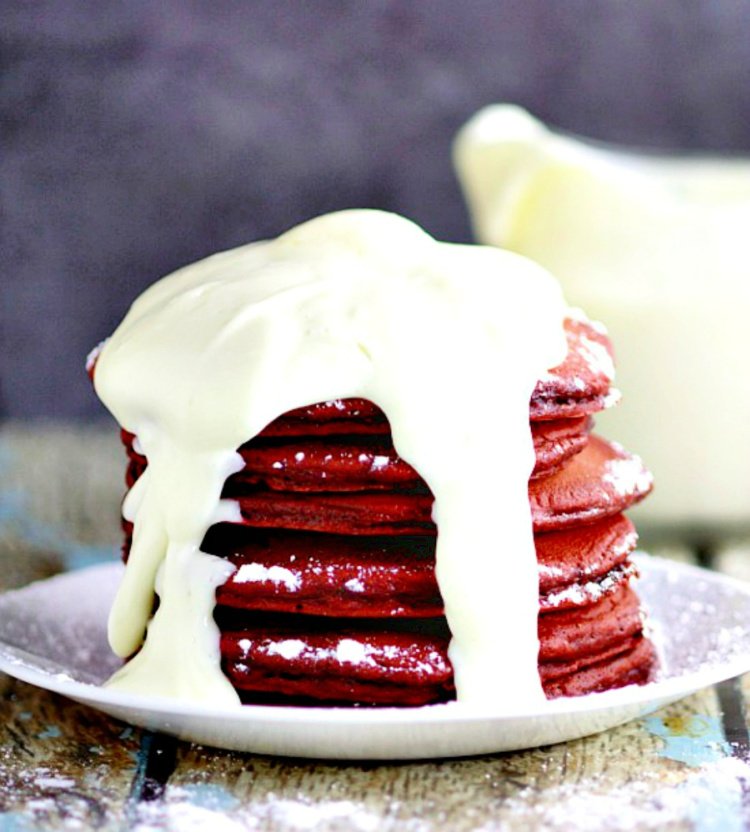 Sweet Breakfast Ideas For Valentine's Day my home and travels red velvet pancakes
