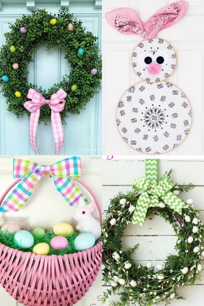 DIY Easter Wreaths – For Your Front Door Spring Decorating