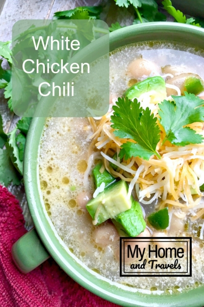 Slow Cooker White Chicken Chili Will Warm Your Bones - My Home and Travels