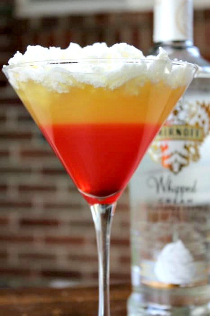 candy corn pinterest pic for 12 boozy halloween drinks my home and travels