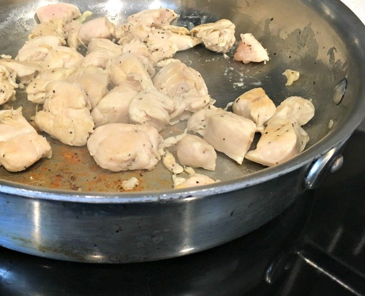 Slow Cooker Chicken & Vegetable Stew brown chicken