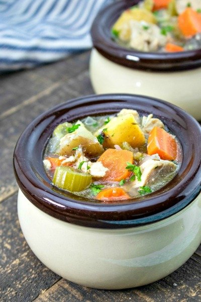 Slow Cooker Chicken & Vegetable Stew Perfect For The Fall