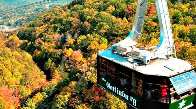 gatlinburg-attractions-feature-my-home-and-travels tram ride fall foliage