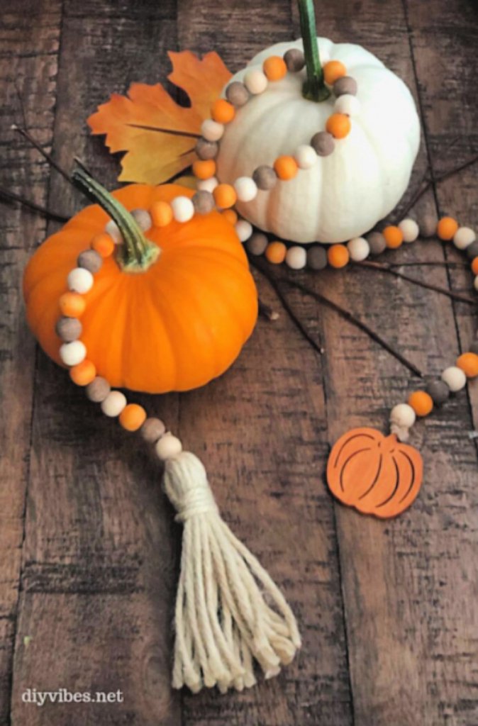 great-diy-fall-decor-ideas-my-home-and-travels wooden beads