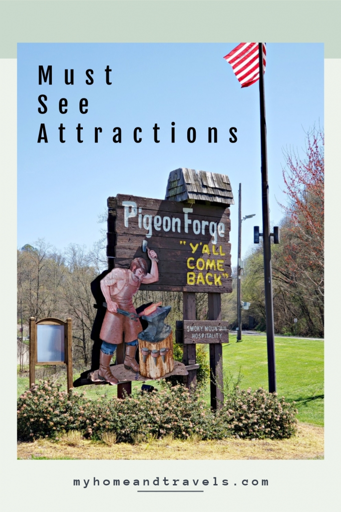 attractions of pigeon forge my home and travels pinterest image