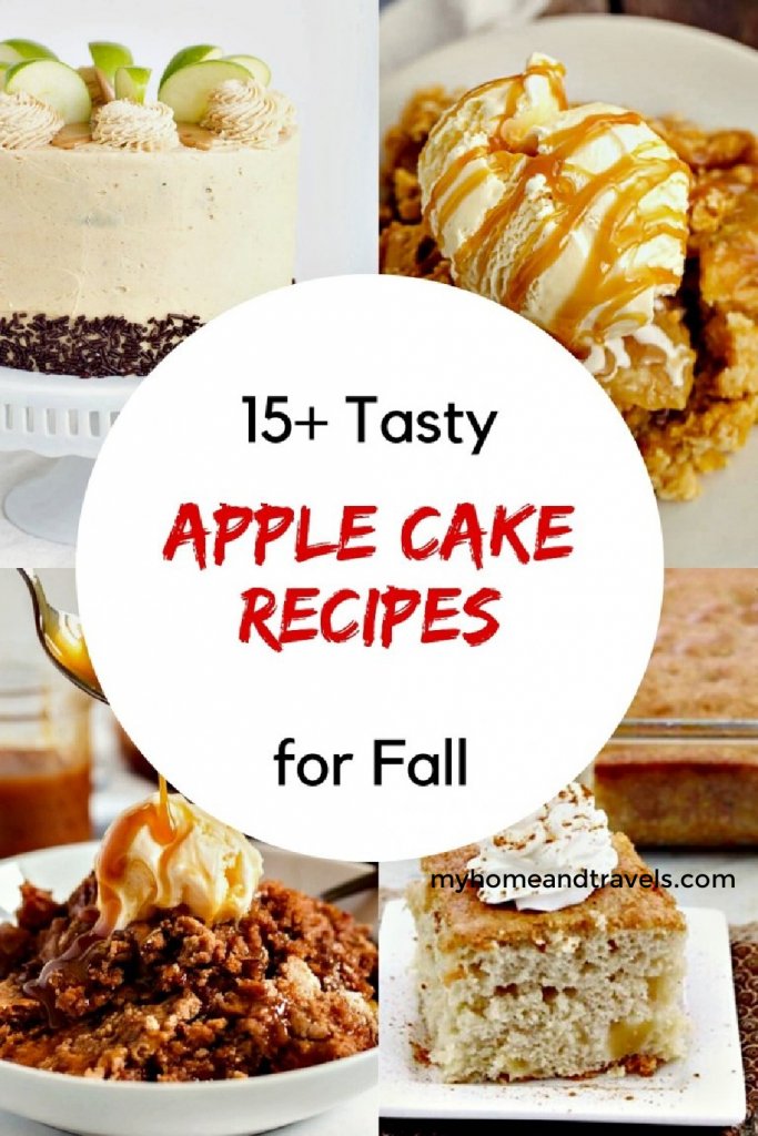 apple cakes for fall my home and travels pinterest image