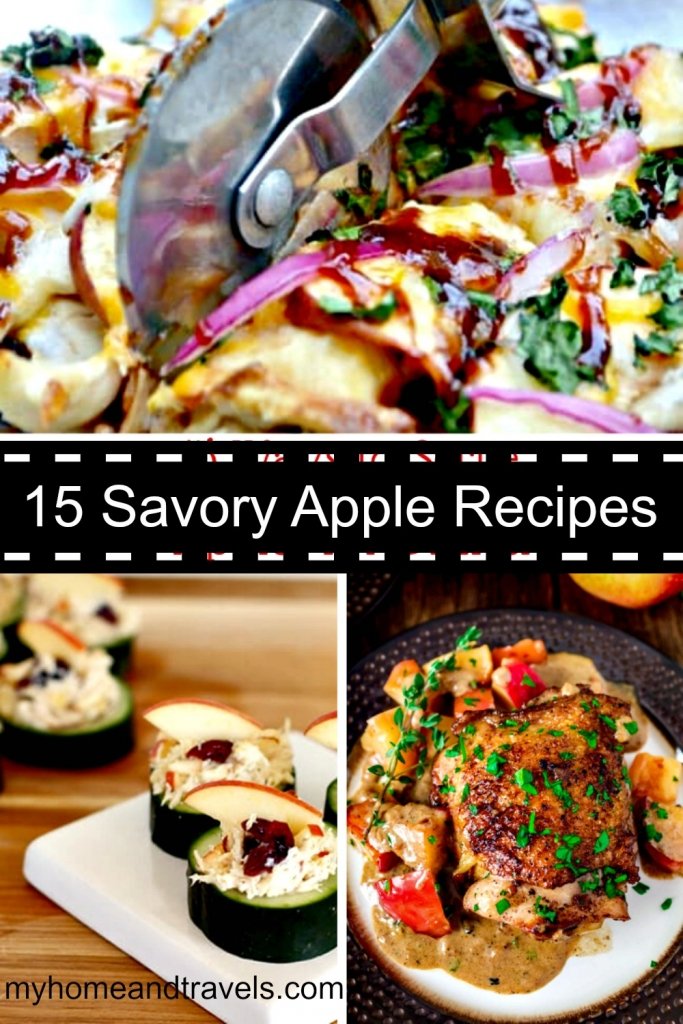 savory apple recipes for fall  pinterest image