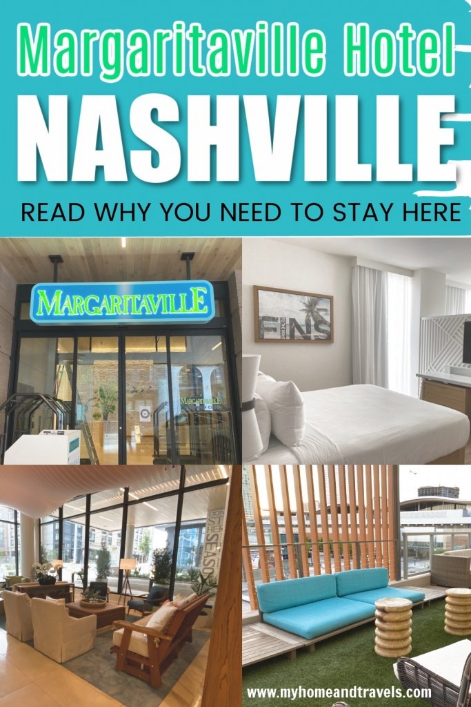 Enjoying Margaritaville Hotel - Best Place To Stay In Nashville entrance sign pin image