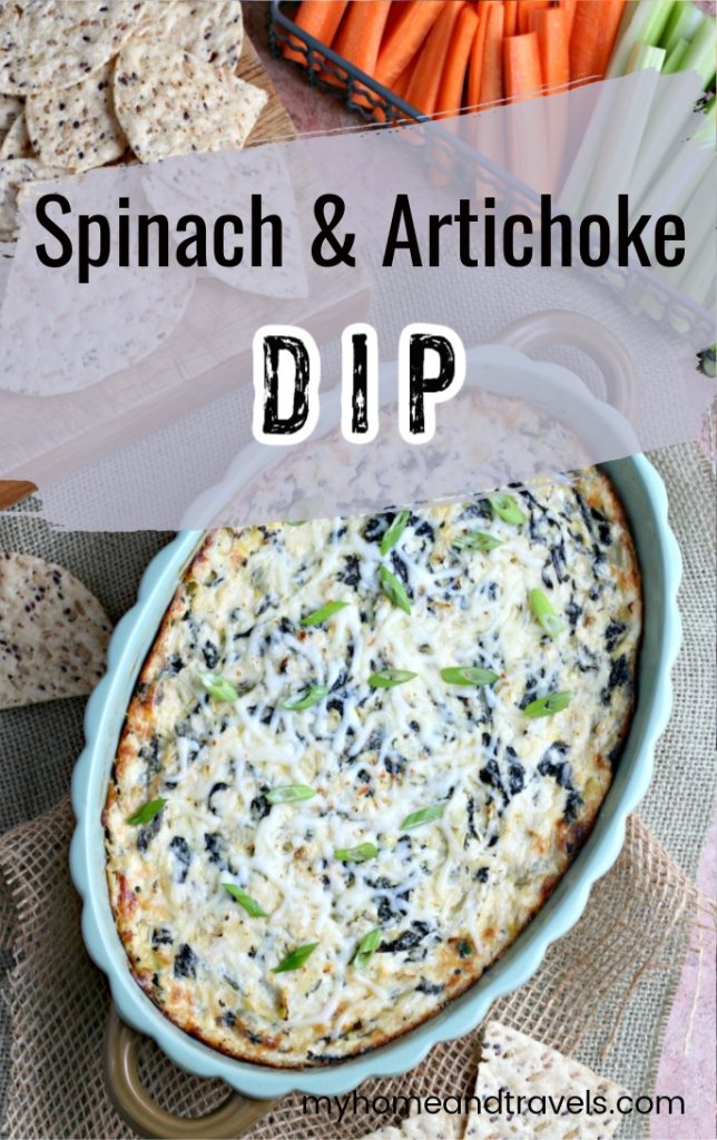 Warm Spinach and Artichoke Dip (using frozen spinach) My Home and Travels