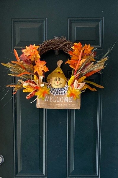 Updating A Simple Fall Wreath